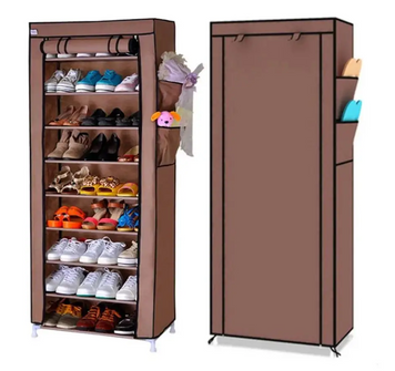 Стелаж для зберігання взуття Shoe Cabinet 160х60х30 Полиця для взуття Тканинний стелаж для взуття YAKOV-pr2536666 фото